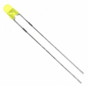 led amarelo 3mm