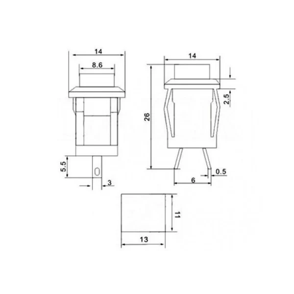 pushbutton ds-431 simulador de voo